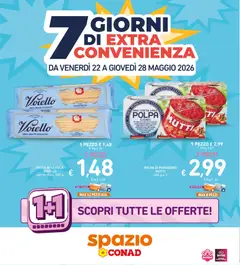 Anteprima del volantino Spazio Conad volantino Extra Convenienza valido a partire dal 22.05.2026
