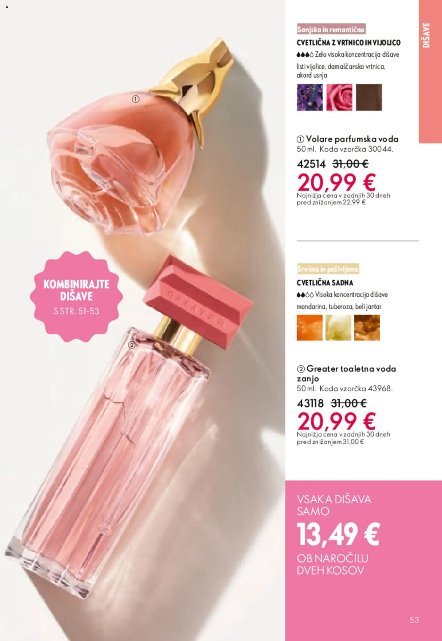 Novi Oriflame katalog ponudbe – veljaven od 13.05.2026 | Stran: 52 | Izdelki: Disava, Voda, Toaletna voda, Parfumska voda
