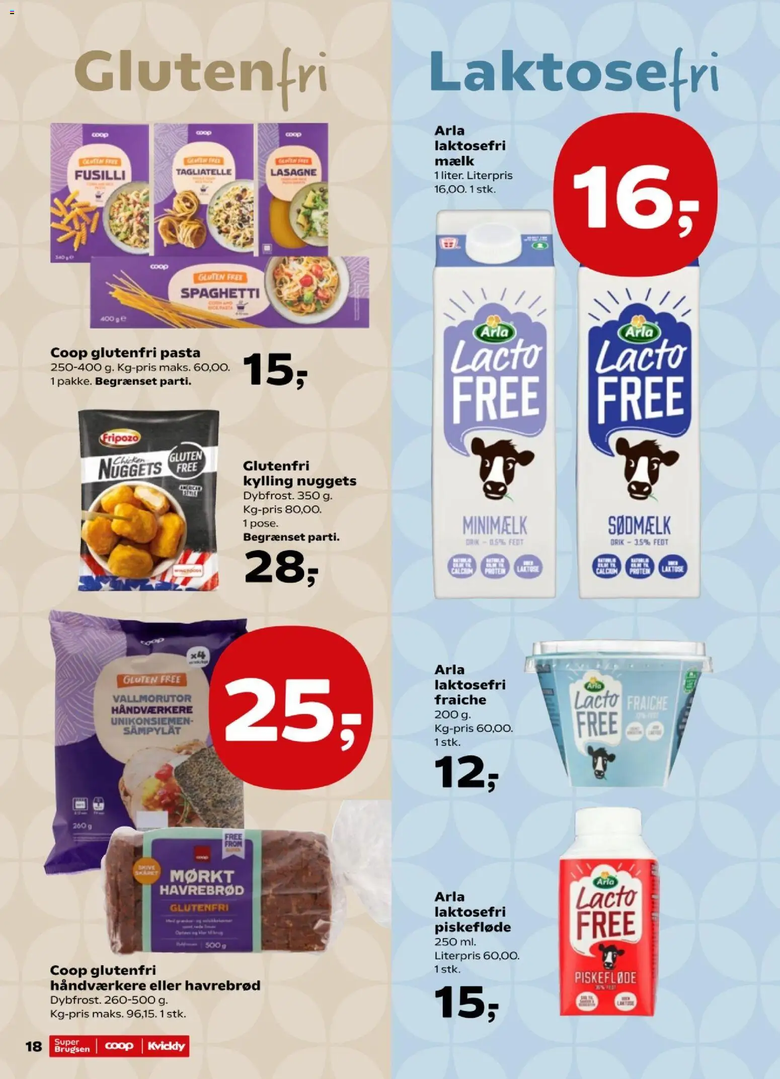 Super Brugsen tilbudsavis – gyldig fra 23/10/2026 | Side: 20 | Produkter: Nuggets, Spaghetti, Pasta, Lasagne