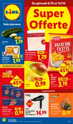 Anteprima del volantino Lidl volantino valido a partire dal 08/10/2026