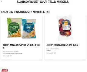Alepa-mainoslehti voimassa 22/07/2026 alkaen