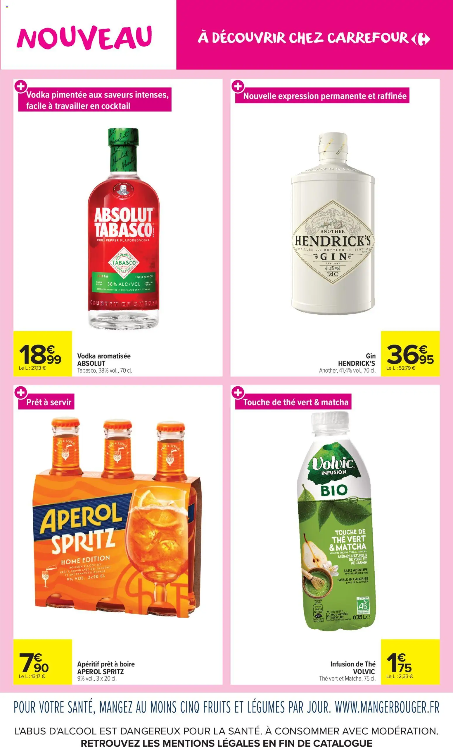 {H1} | Page: 11 | Produits: Vodka, Apéritif, Aperol Spritz, Fruits