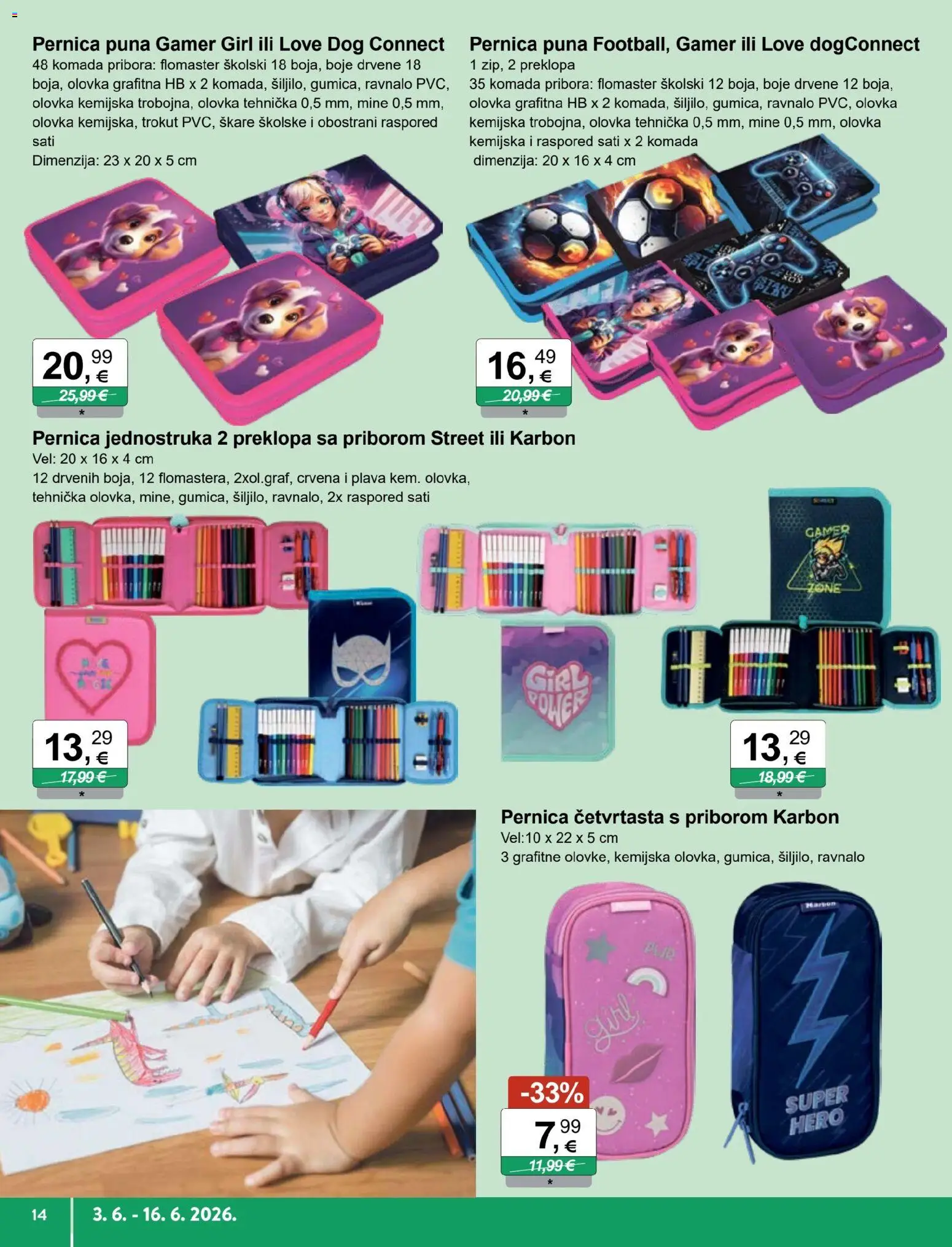 KTC katalog | vrijedi od 03.06.2026 | Stranica: 14 | Proizvodi: Pernica, Škare