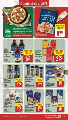 Vista previa Molinillos de especias italianas, Molinillos de especias italianas - Pizza - Arrabbiata - Alio, Olio e Peperoncino 35-95 g (94.00-34.63 €/kg) válido desde el 24/08/2026 | Página: 29