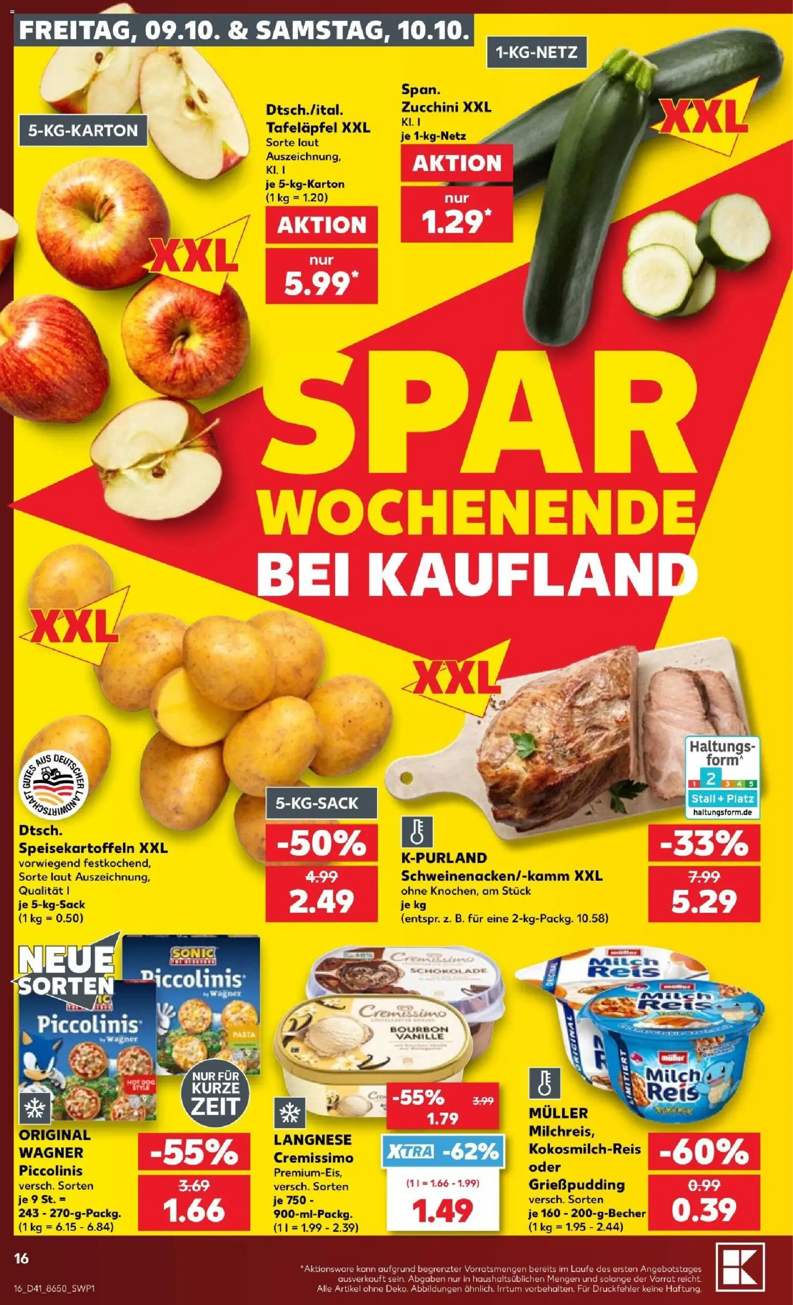 Kaufland Prospekt Köln – gültig ab 08.10.2026 | Seite: 18 | Produkte: Cremissimo, Schokolade, Piccolinis, Reis