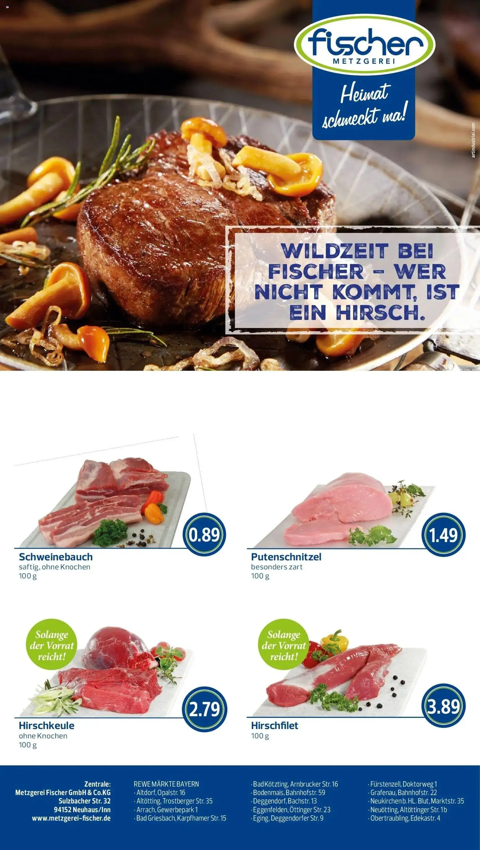 REWE Prospekt ab 05.10.2026 zum Blättern » Angebote | Seite: 10 | Produkte: Schweinebauch, Bad, Putenschnitzel
