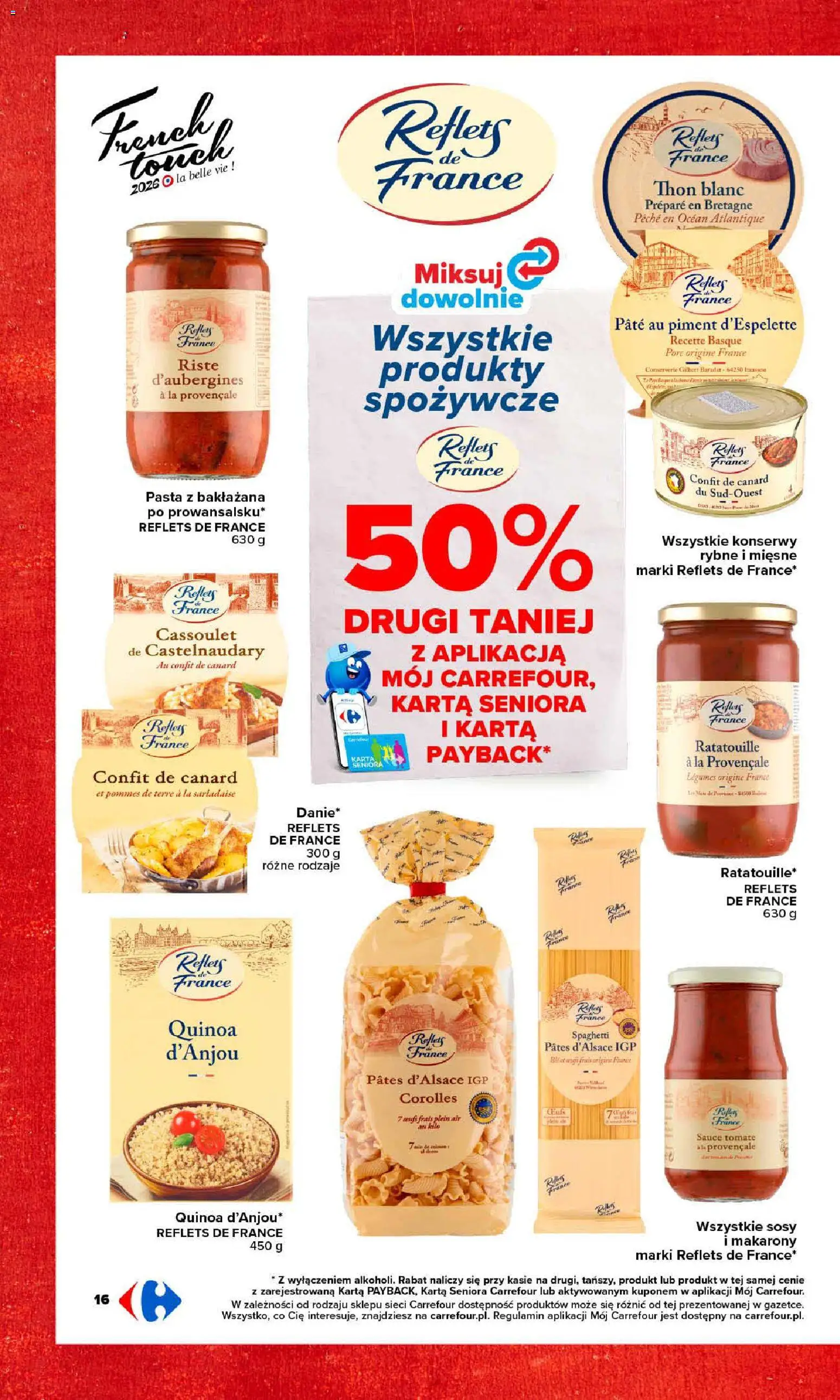 Carrefour gazetka - Przystanek Francia od 19.10.2026 | Strona: 20 | Produkty: Karta, Spaghetti, Quinoa, Pasta