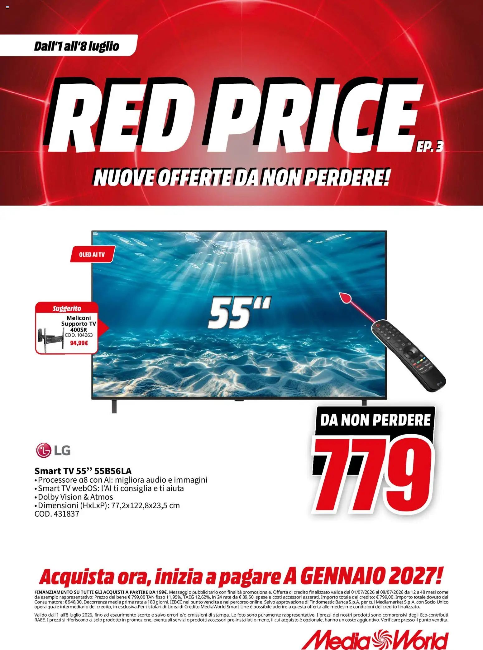 Volantino Media World del 01/07/2026 | Pagina: 7