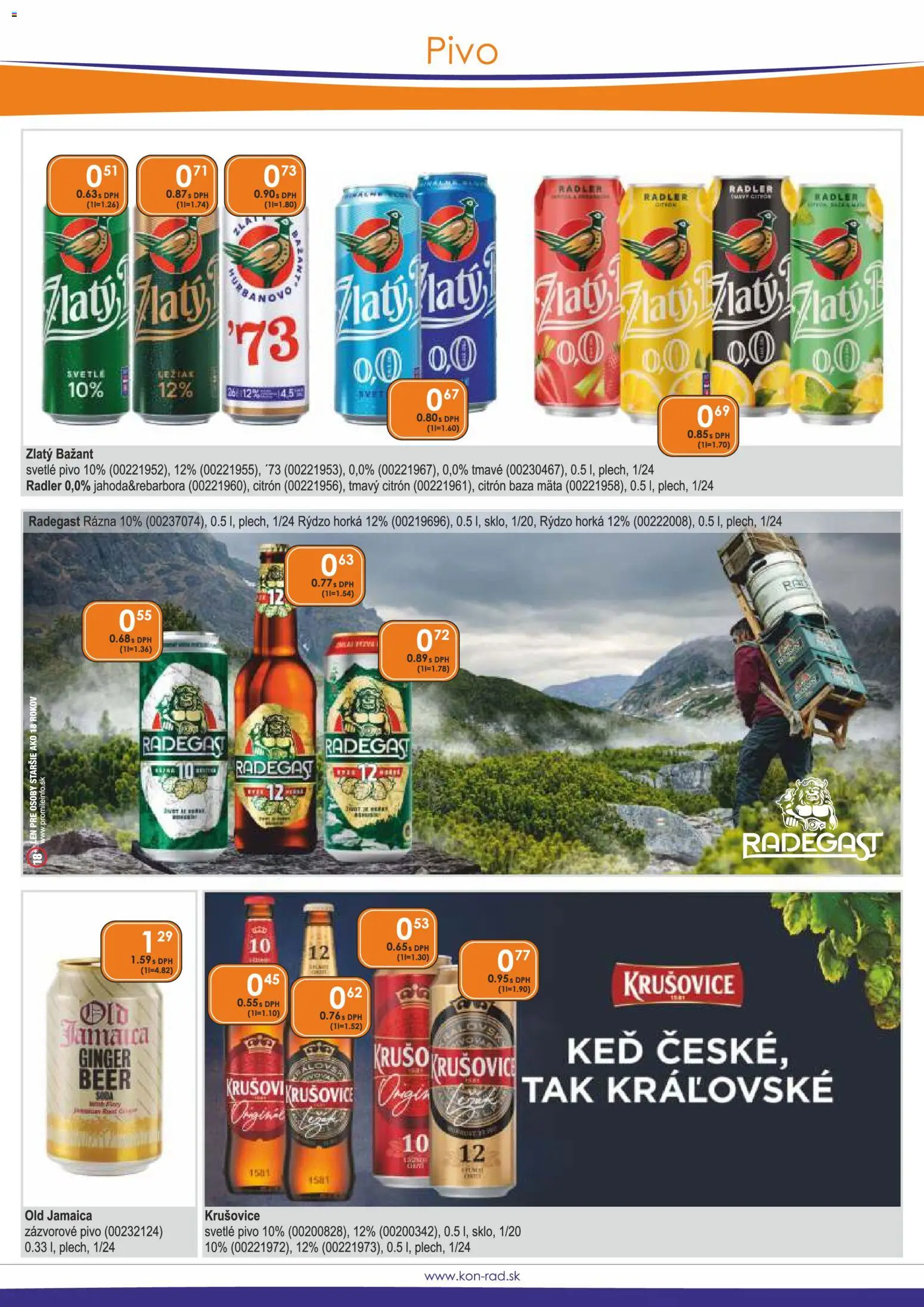 Nové KON - RAD akcie – leták je platný od 01.10.2026 | Strana: 23
