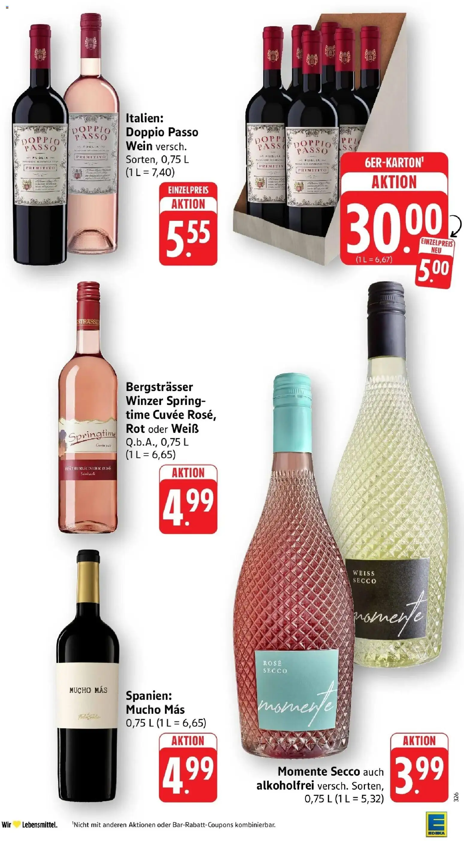 Edeka prospekt Heppenheim	 – gültig ab 04.05.2026 | Seite: 46 | Produkte: Doppio Passo, Wein