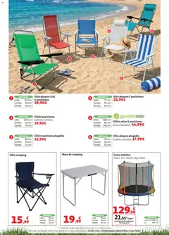 Vista previa Alcampo Aire Libre HG Cat válido desde el 05.05.2026 | Página: 15 | Productos: Cama, Sillón, Mesa, Silla