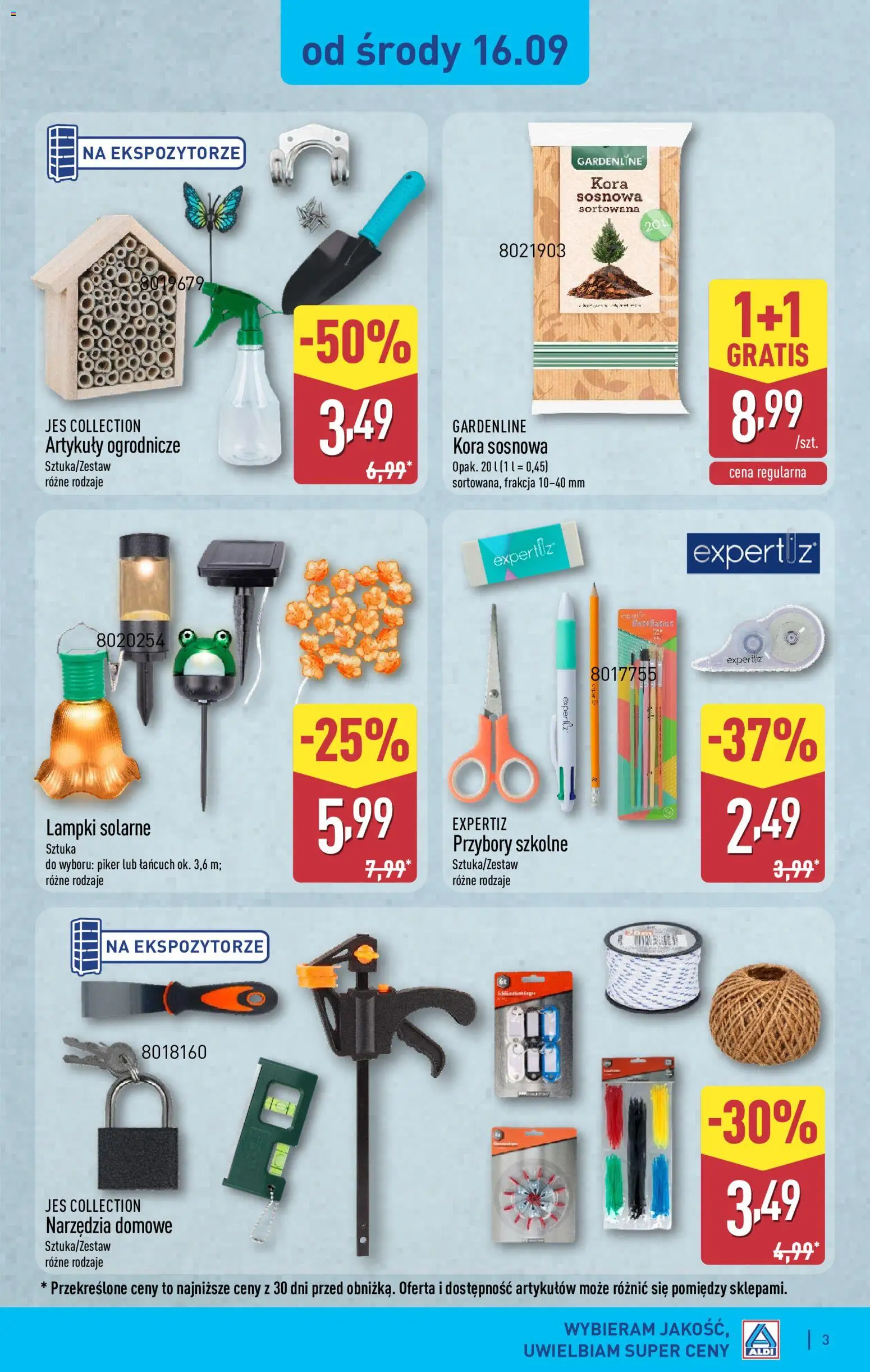 Aldi Polsko leták - Ostatnie sztuki w wybranych sklepach od 16.09.2026 | Strana: 3