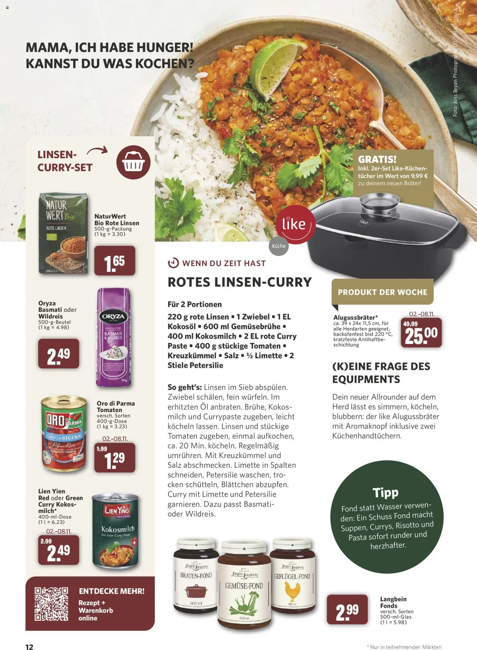 Combi myTime November 2026 – gültig ab 31.10.2026 | Seite: 12 | Produkte: Öl, Salz, Limette, Pasta