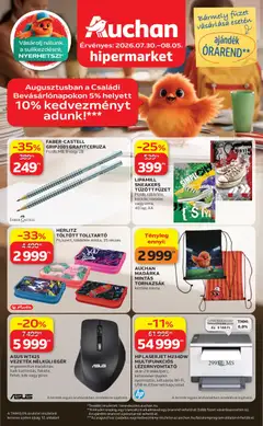 Auchan Iskolakezdés ajánlatok - amely érvényes a következő dátumtól: 2026.07.30.