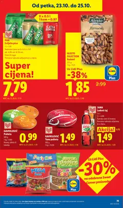 PAN Svijetlo pivo, 8 x 0.5 l, 1 kom = 0.97 - Pregled kataloga iz trgovine Lidl, vrijedi od 19.10.2026 | Stranica: 71