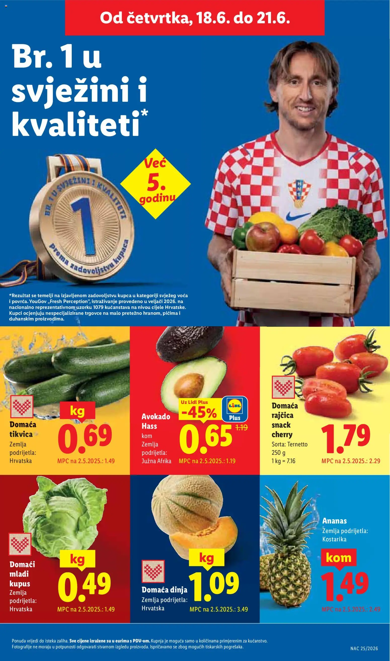 Lidl katalog | vrijedi od 15.06.2026 | Stranica: 53 | Proizvodi: Ananas, Kupus, Dinja, Rajčica