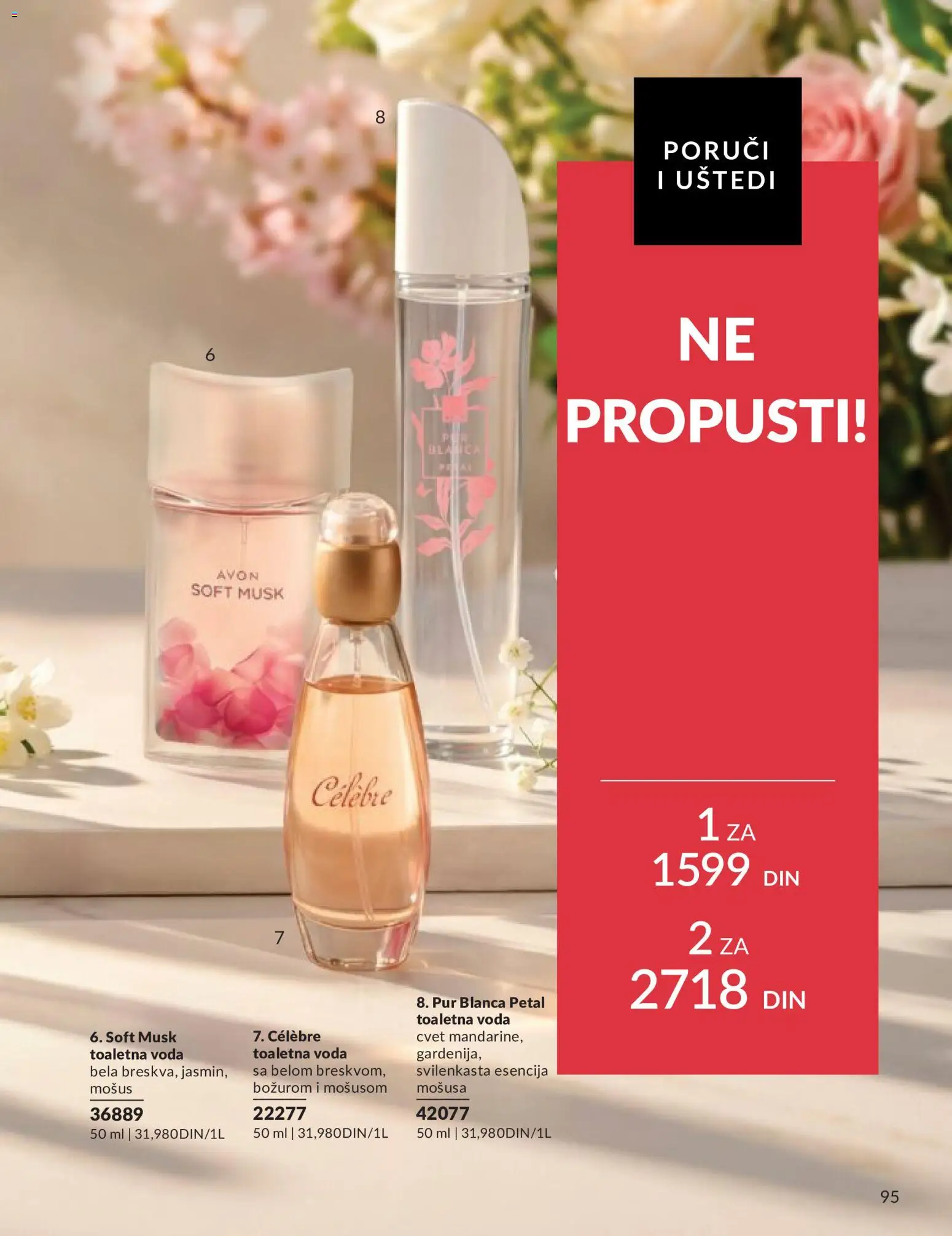 AVON katalog - važi od 01.06.2026 | Strana: 95 | Proizvode: Toaletna voda, Voda
