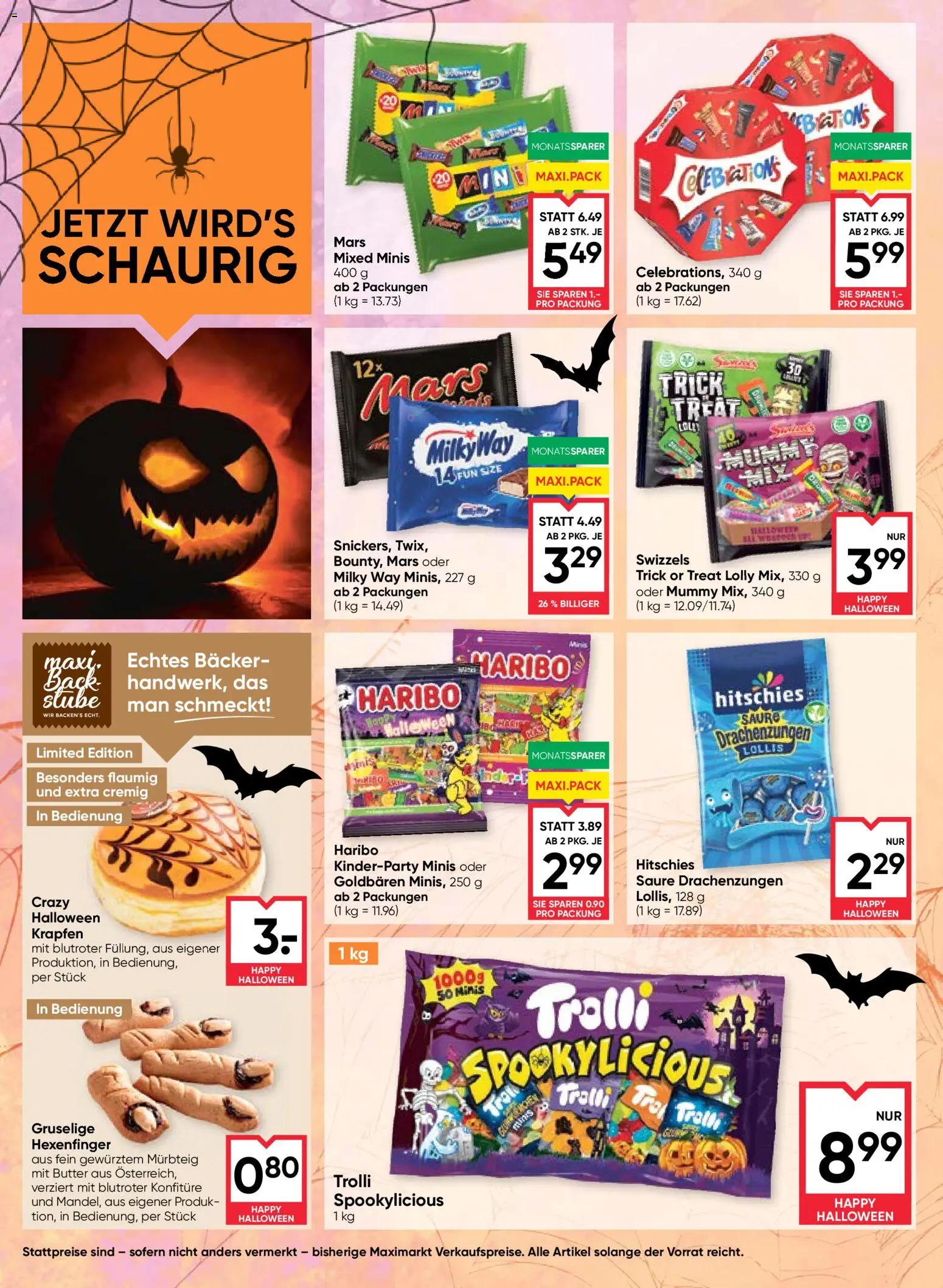 Maximarkt Flugblatt gültig ab 22.10.2026 | Seite: 14 | Produkte: Butter