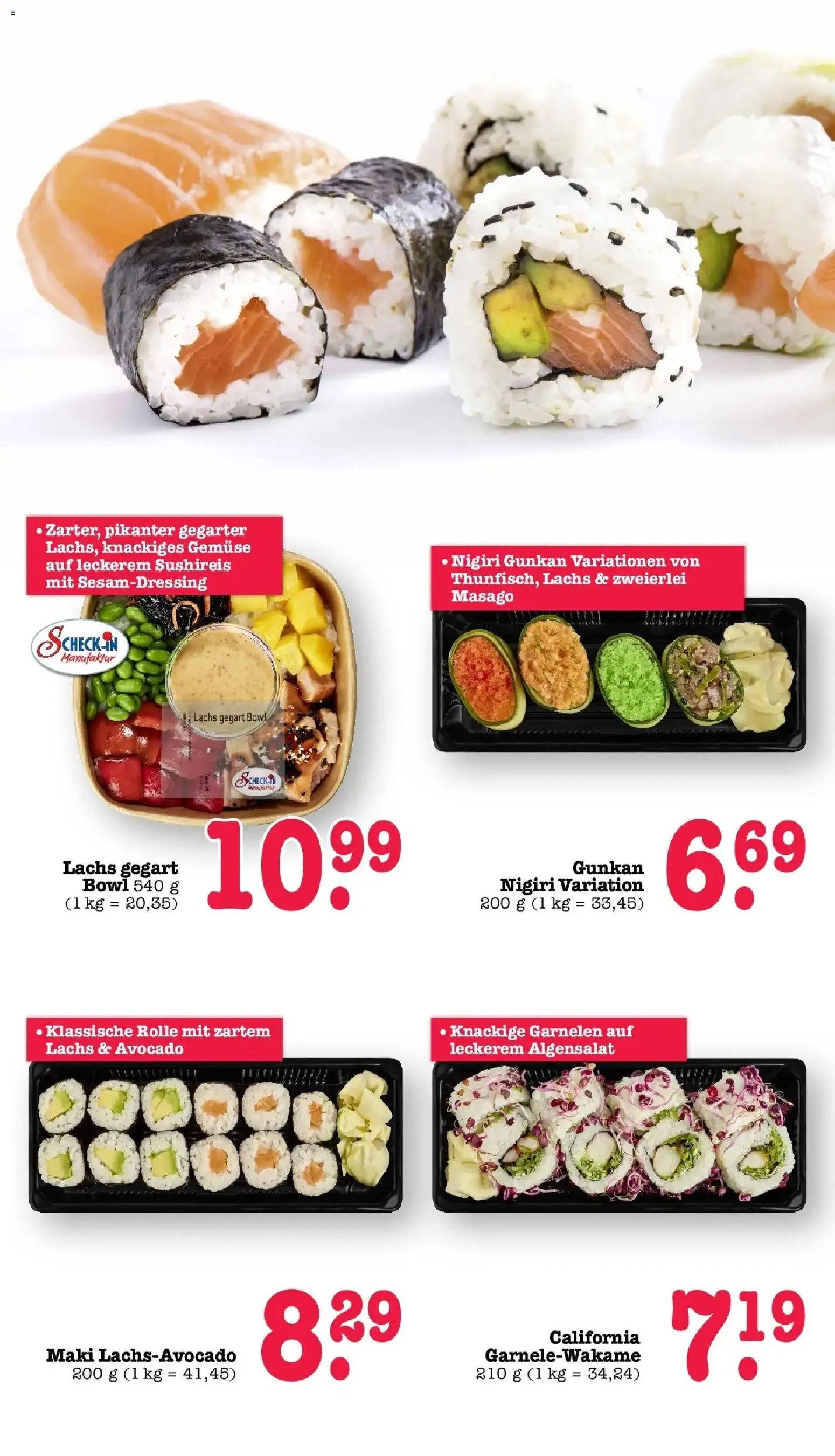 Edeka prospekt Bühlertal	 – gültig ab 10.05.2026 | Seite: 27 | Produkte: Garnelen, Avocado, Lachs, Gemüse