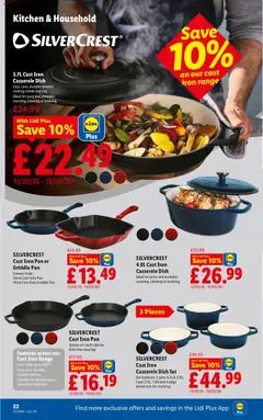 Preview of Weekly offers Lidl valid from 10/09/2026 | Page: 24 | Products: Kitchen, Hob, Iron