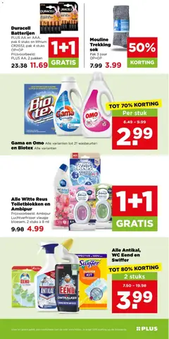 Duracell Batterijen, PLUS AA en AAA, pak 6 stuks en lithium CR2032, pak 4 stuks - Voorbeeld van een folder van Plus, geldig van 30-09-2026 | Pagina: 42 | Producten: Luchtverfrisser, Ontkalker, Boost, Batterijen