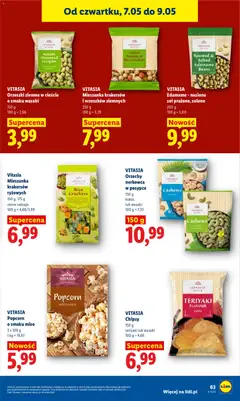 Náhled letáku Lidl Polsko leták od 07.05.2026 | Strana: 63 | Produkty: Wasabi, Edamame, Chipsy, Kokos