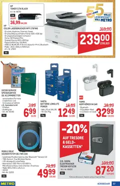 Metro angebote Profi ab 09.07.2026 gültig | Seite: 57 | Produkte: Kopfhörer, USB, Batterie, Apple