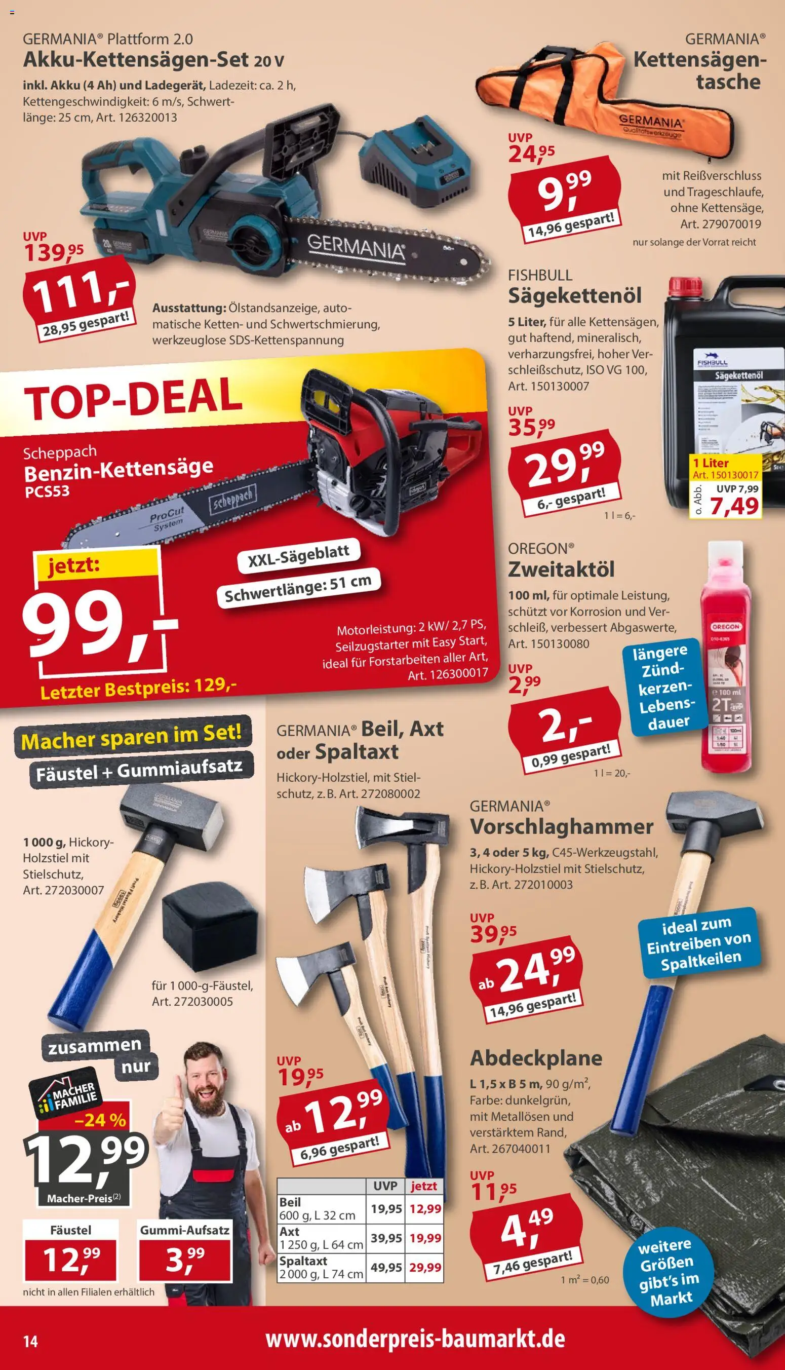 Sonderpreis Baumarkt Prospekt – gültig ab 03.10.2026 | Seite: 14 | Produkte: Tasche