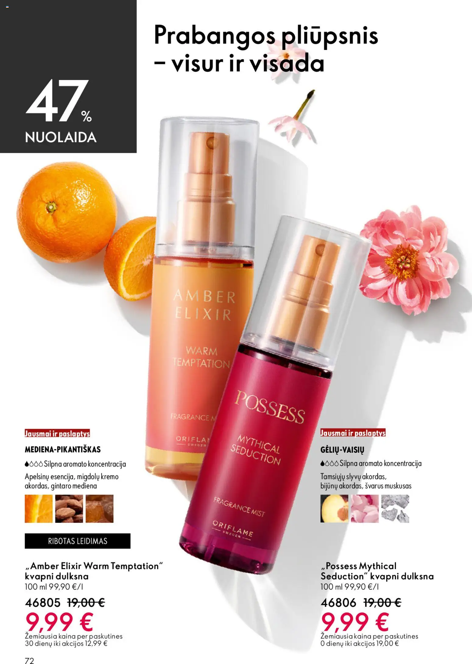 Oriflame akcijos nuo 22.04.2026 | Puslapis: 72