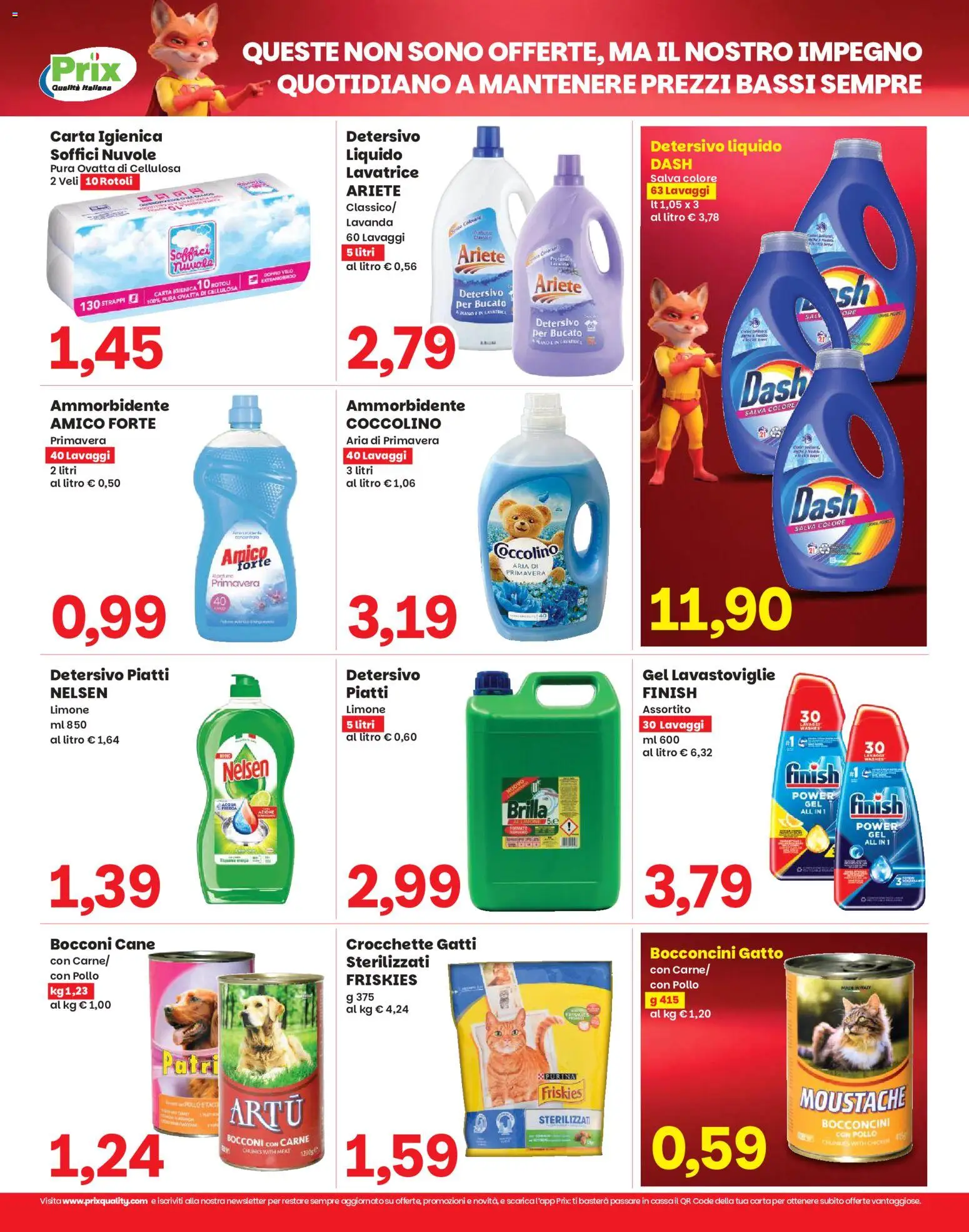 Volantino Prix del 08/09/2026 | Pagina: 11 | Prodotti: Ammorbidente, Piatti, Limone, Lavanda
