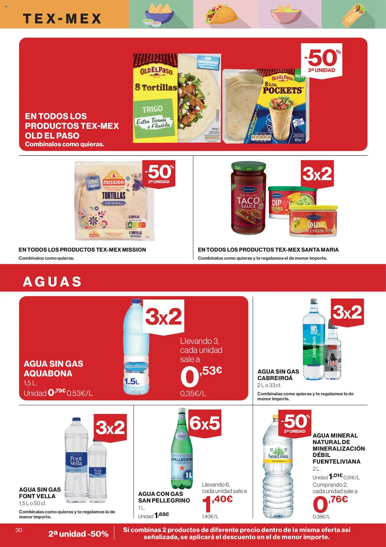 Supercor Canarias │ válido desde el 21.05.2026 | Página: 30 | Productos: Agua con gas, Té, Agua mineral