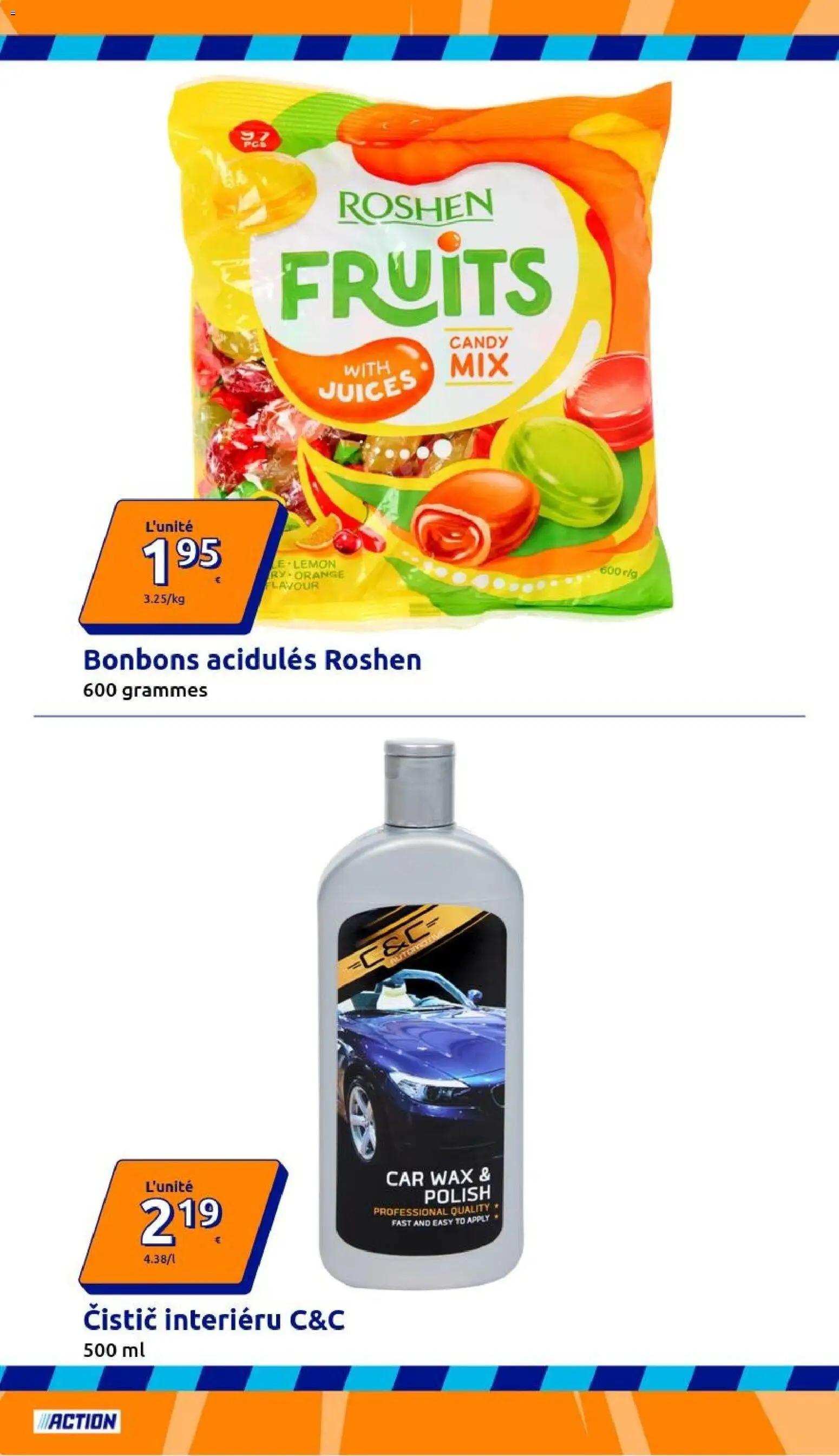 {H1} | Page: 16 | Produits: Orange, Bonbons