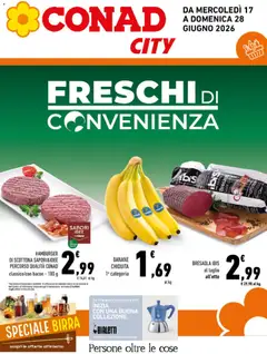Anteprima del volantino Conad volantino City Lazio valido a partire dal 17.06.2026