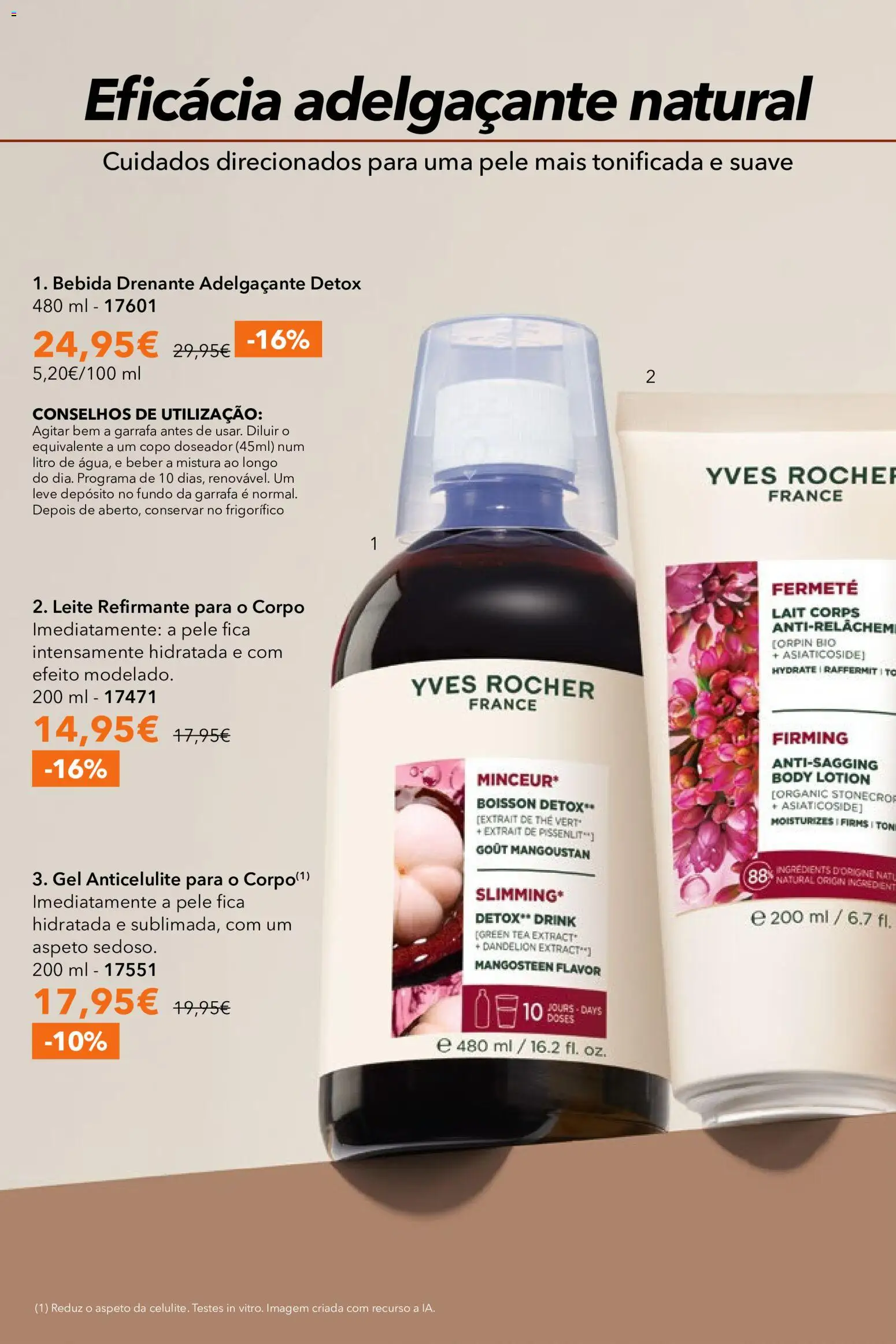 Yves Rocher catálogo 8 │ válido de 03.06.2026 | Página: 58 | Produtos: Frigorífico, Drenante, Leite, Bebida
