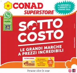 Anteprima del volantino Conad volantino Superstore Lombardia valido a partire dal 04.06.2026