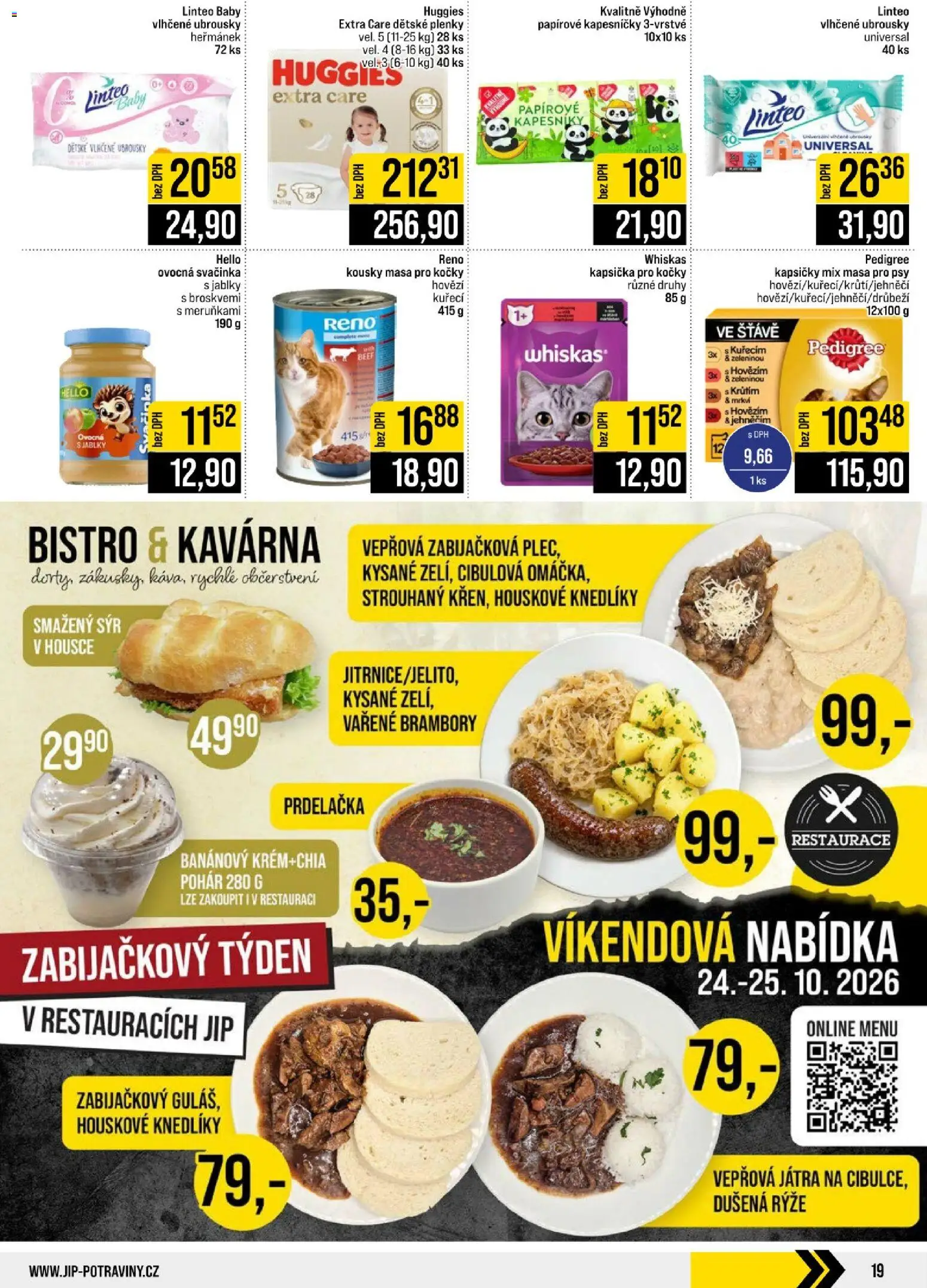 Jip leták - Cash & Carry od 21.10.2026 | Strana: 19 | Produkty: Sýr, Rýže, Brambory, Plenky