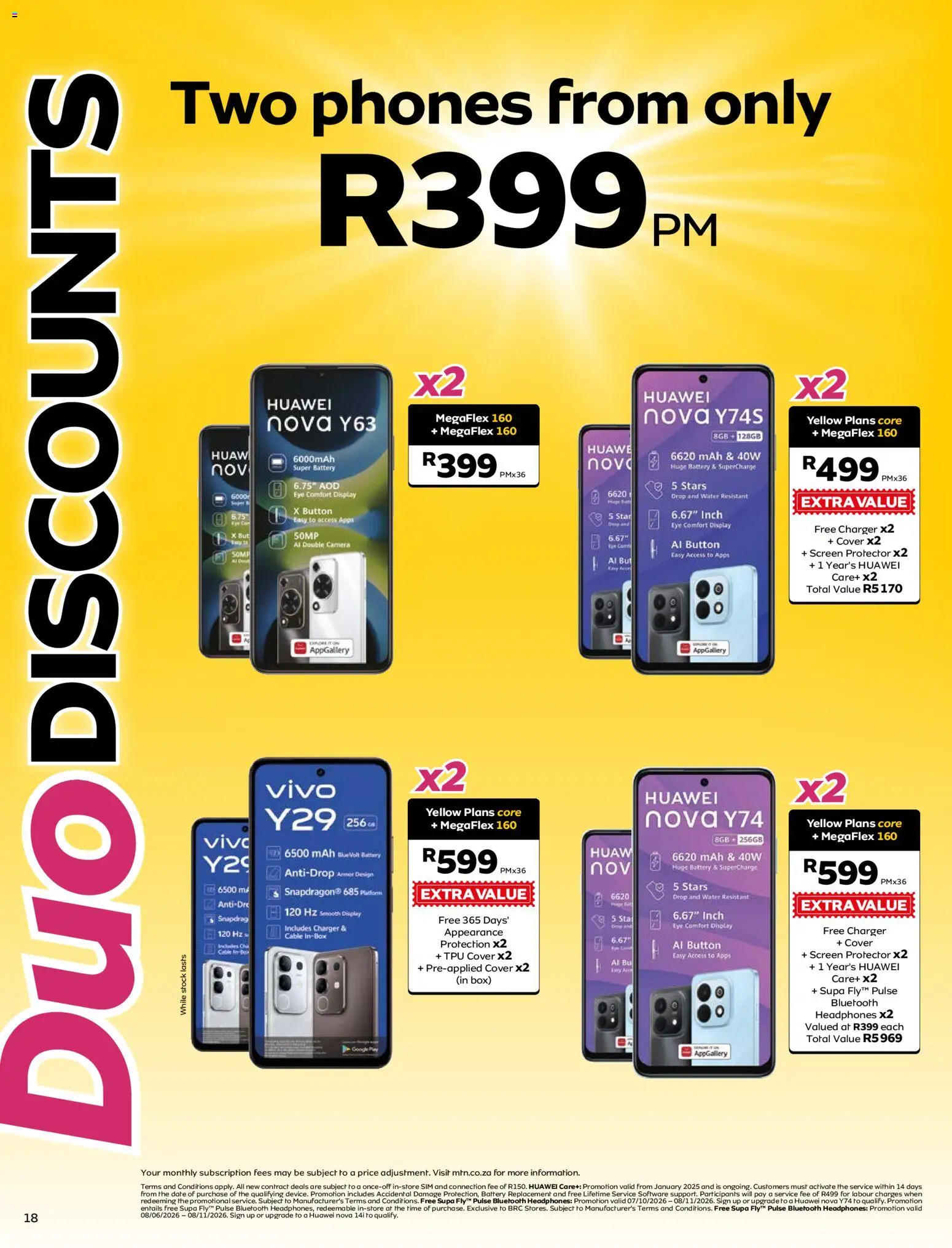 New MTN catalogue – valid from 07/10/2026 | Page: 18 | Products: Cover, Headphones, Cable, Stock