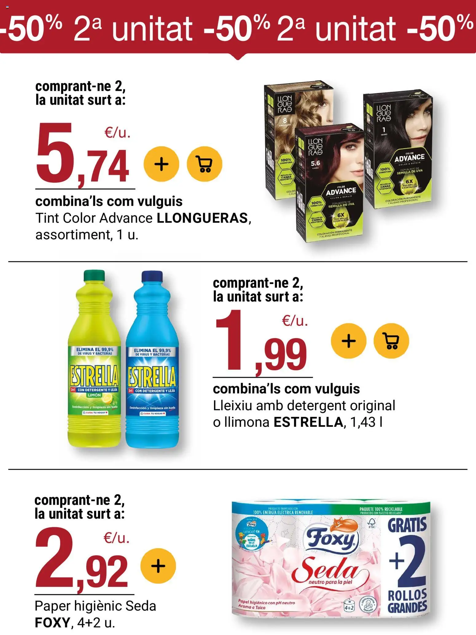 Bonpreu folleto │ válido desde el 15/09/2026 | Página: 44 | Productos: Detergente, Aceite, Papel higienico, Té