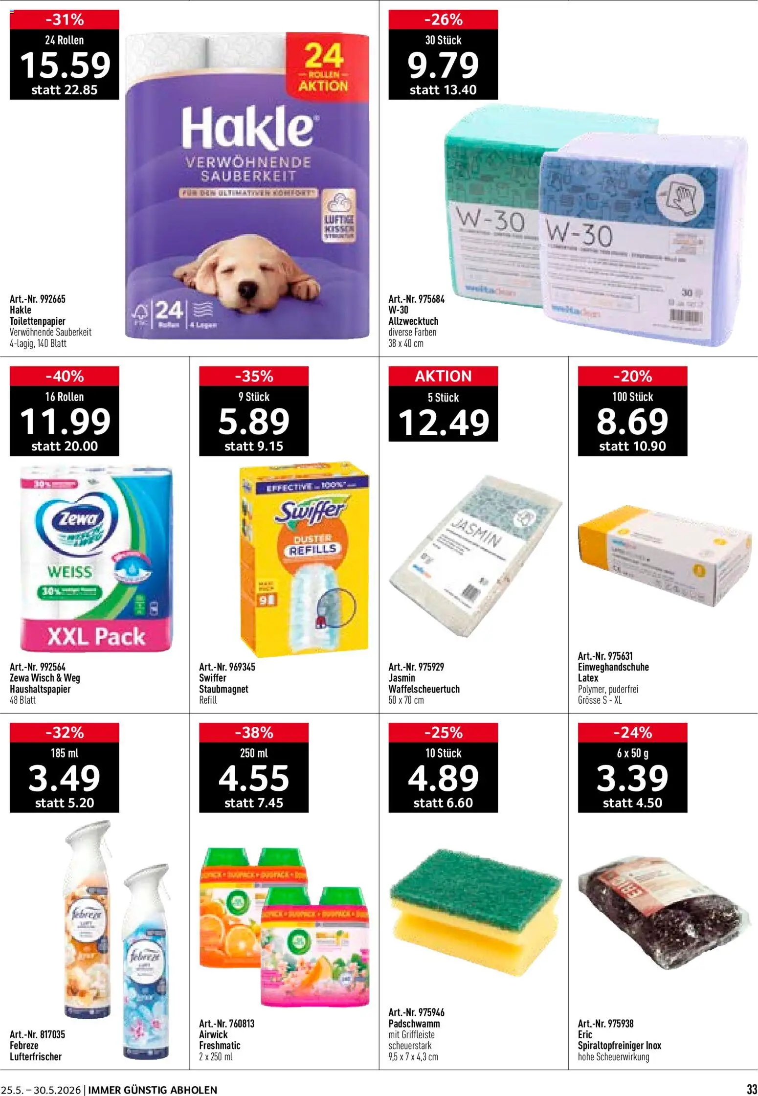 Prodega aktionen – gültig ab 25.05.2026 | Seite: 33 | Produkte: Bluetooth Højttalere, Toilettenpapier