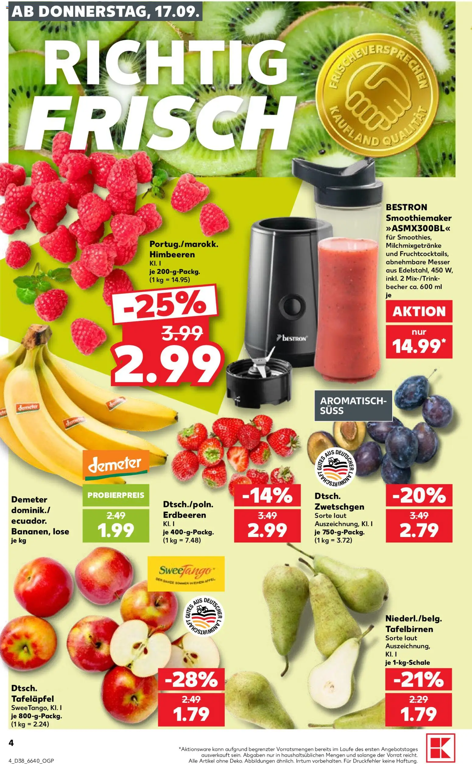Kaufland Německo leták od 17.09.2026 | Strana: 4