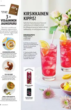 K-Market-mainoslehti voimassa 06.05.2026 alkaen | Sivu: 8 | Tuotteet: Jauheliha, Chili, Tee