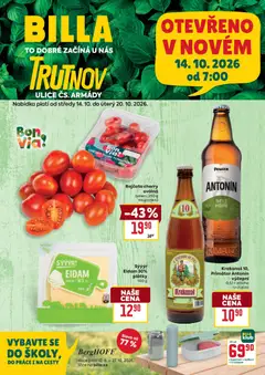Náhled letáku Billa leták - Trutnov od 14.10.2026