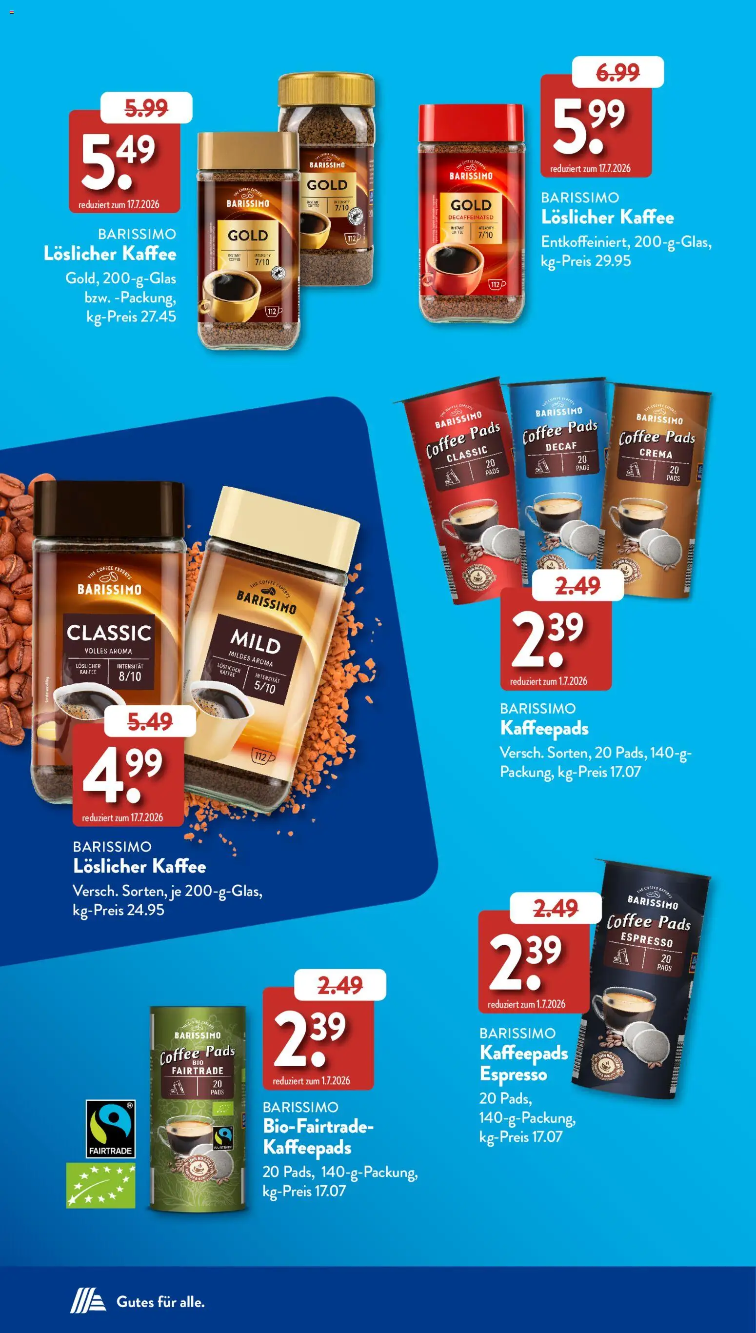Aldi Süd Sonderprospekt – gültig ab 05.08.2026 | Seite: 12 | Produkte: Kaffeepads, Kaffee