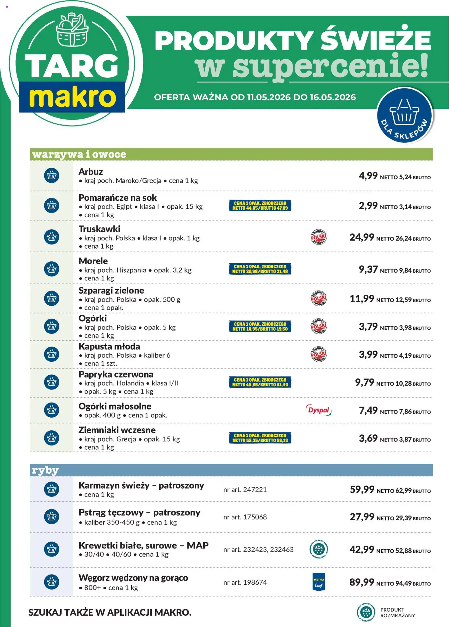 Makro gazetka - Oferta świeża w super cenach od 11.05.2026 | Strona: 6