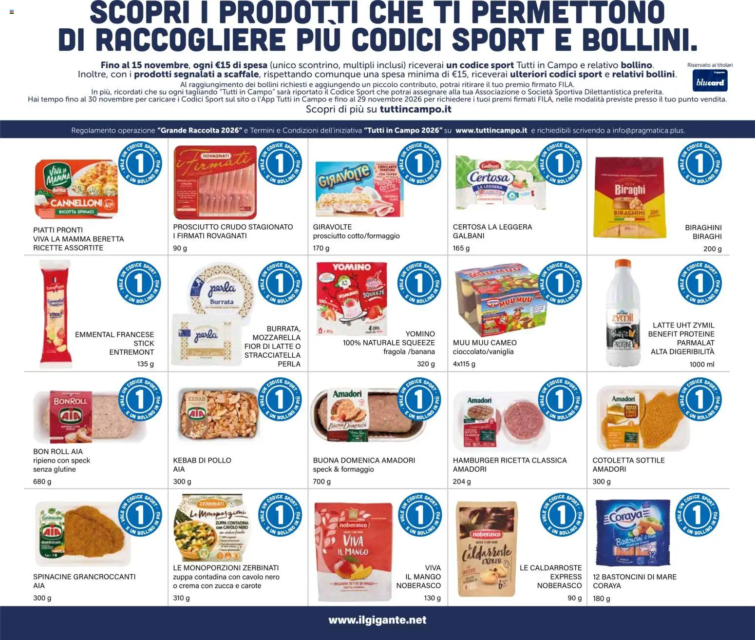 Volantino Il Gigante del 22/10/2026 | Pagina: 19 | Prodotti: Piatti pronti, Mango, Zucca, Stracciatella