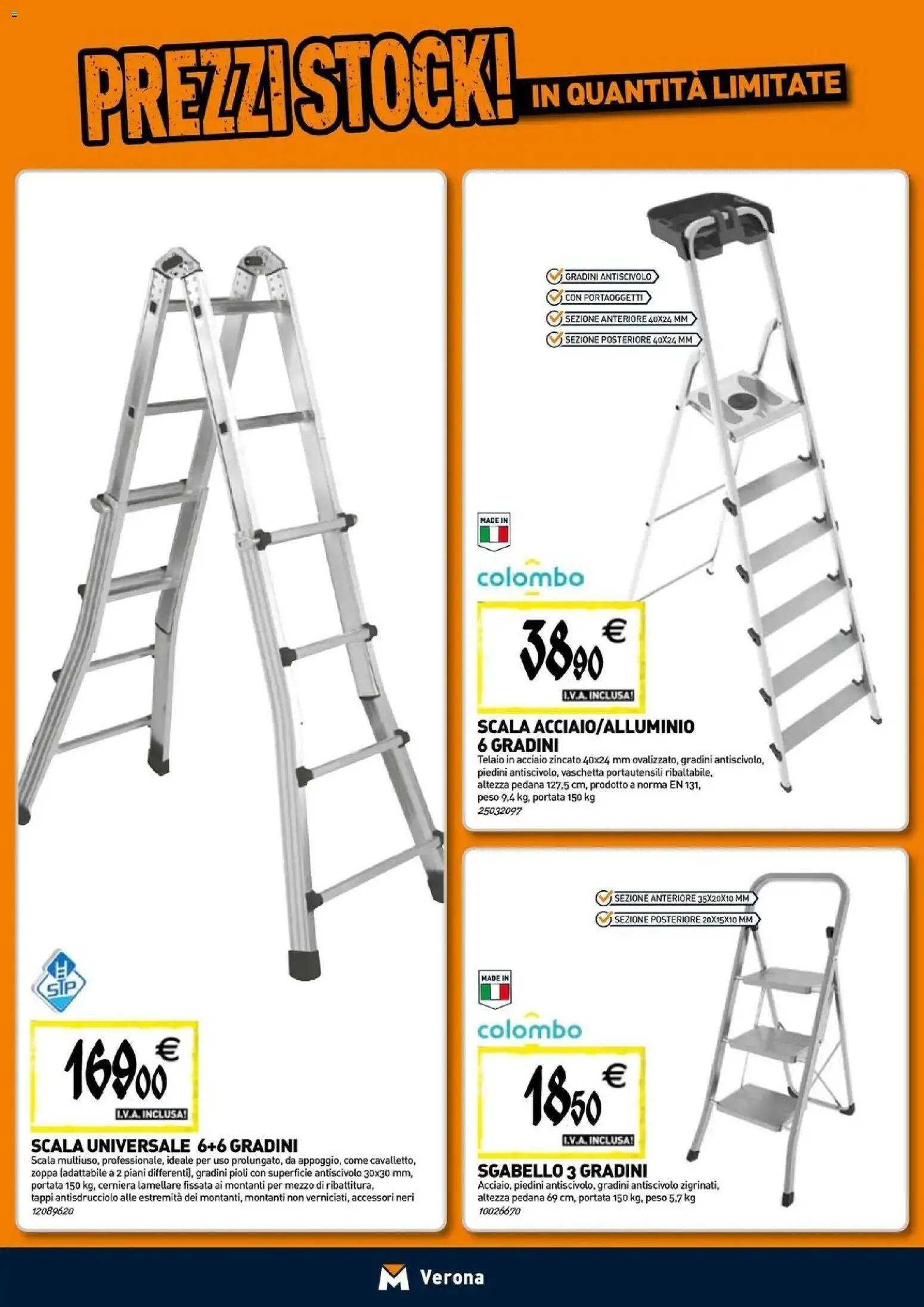Nuovo TECNOMAT - Straordinari prezzi stock! dal 24/09/2026 > offerte anteprima 🛍️ | Pagina: 16 | Prodotti: Sgabello, Scala