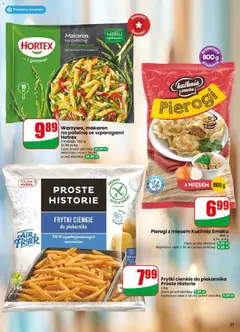Pogląd oferty "Makaron na patelnię ze szparagami Hortex, Warzywa, makaron na patelnię ze szparagami Hortex" - ważna od 10.06.2026 | Strona: 35 | Produkty: Pierogi, Pierogi z mięsem, Patelnie, Frytki