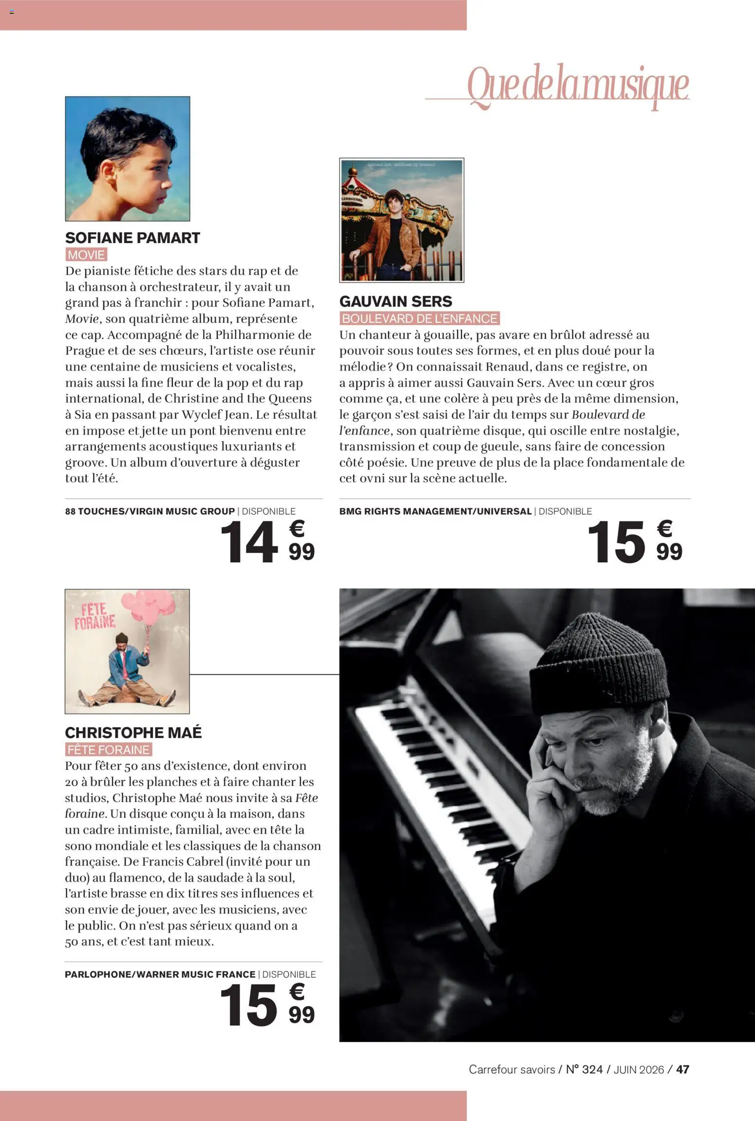 {H1} | Page: 47 | Produits: Mais, Thé, Cadre