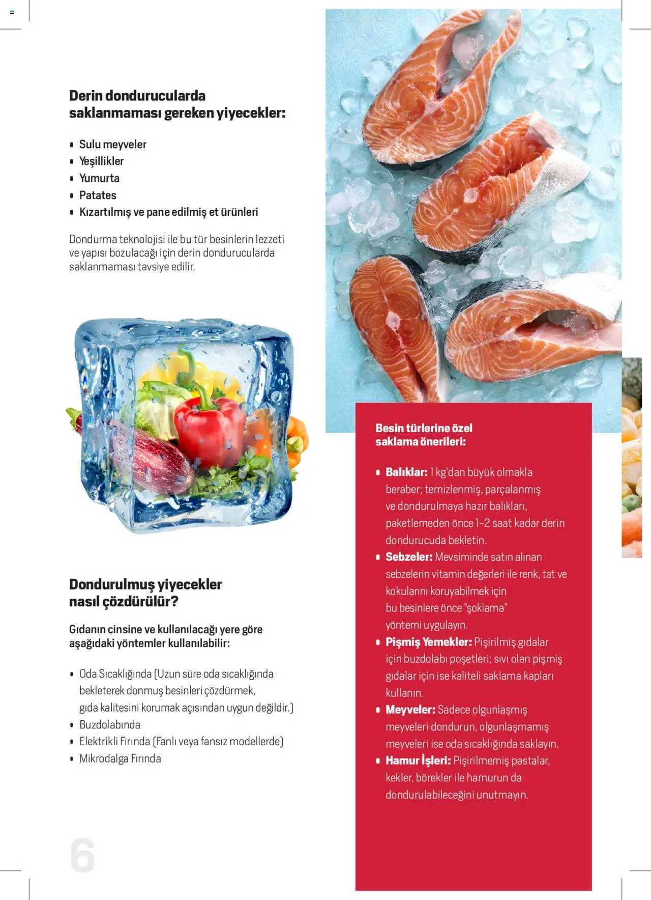 Arçelik Katalog - Dondurucu Kullanımında Püf Noktaları - 16 Mart 2023 tarihinden itibaren geçerlidir | Sayfa: 6