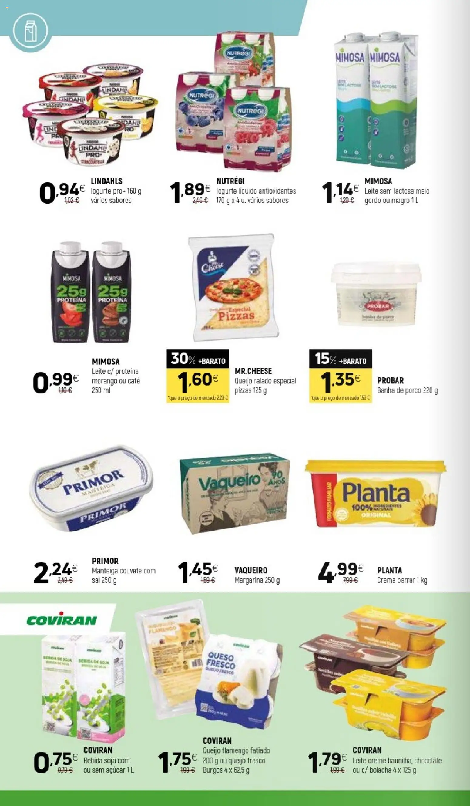 Coviran folheto │ válido de 20/10/2026 | Página: 4 | Produtos: Banha de porco, Chocolate, Bebida, Proteina